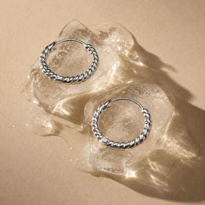 Twisted Hoops Earrings
