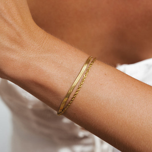 Geschichtetes Armband „Ios“