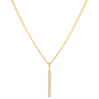 Sparkling Bar Necklace