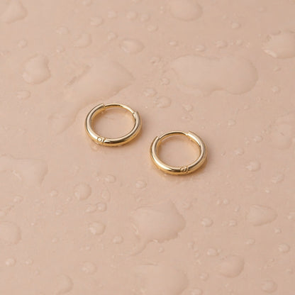 Tiny Huggie Hoops