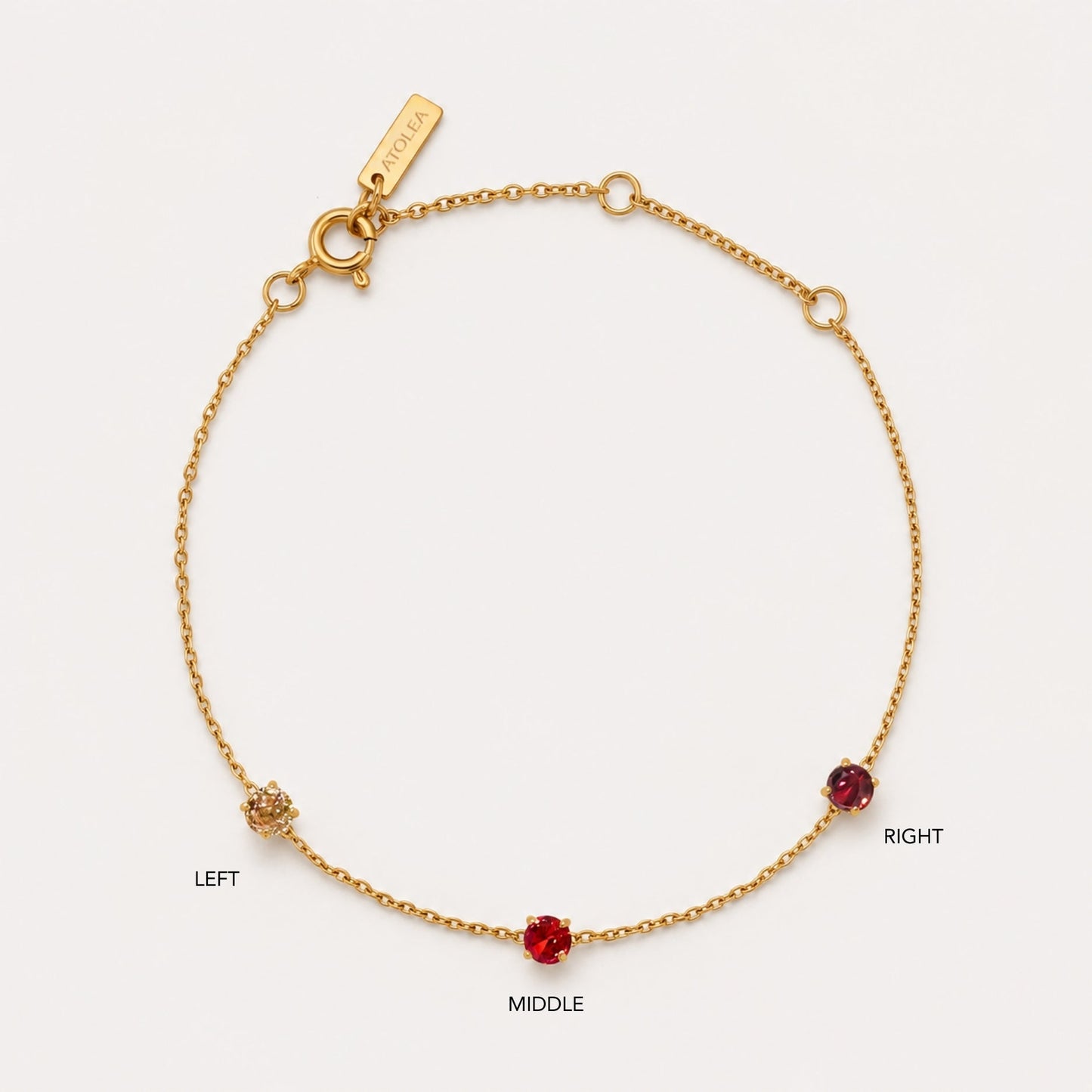 Custom Birthstone Bracelet