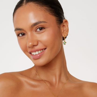 Opal Turtle Hoops
