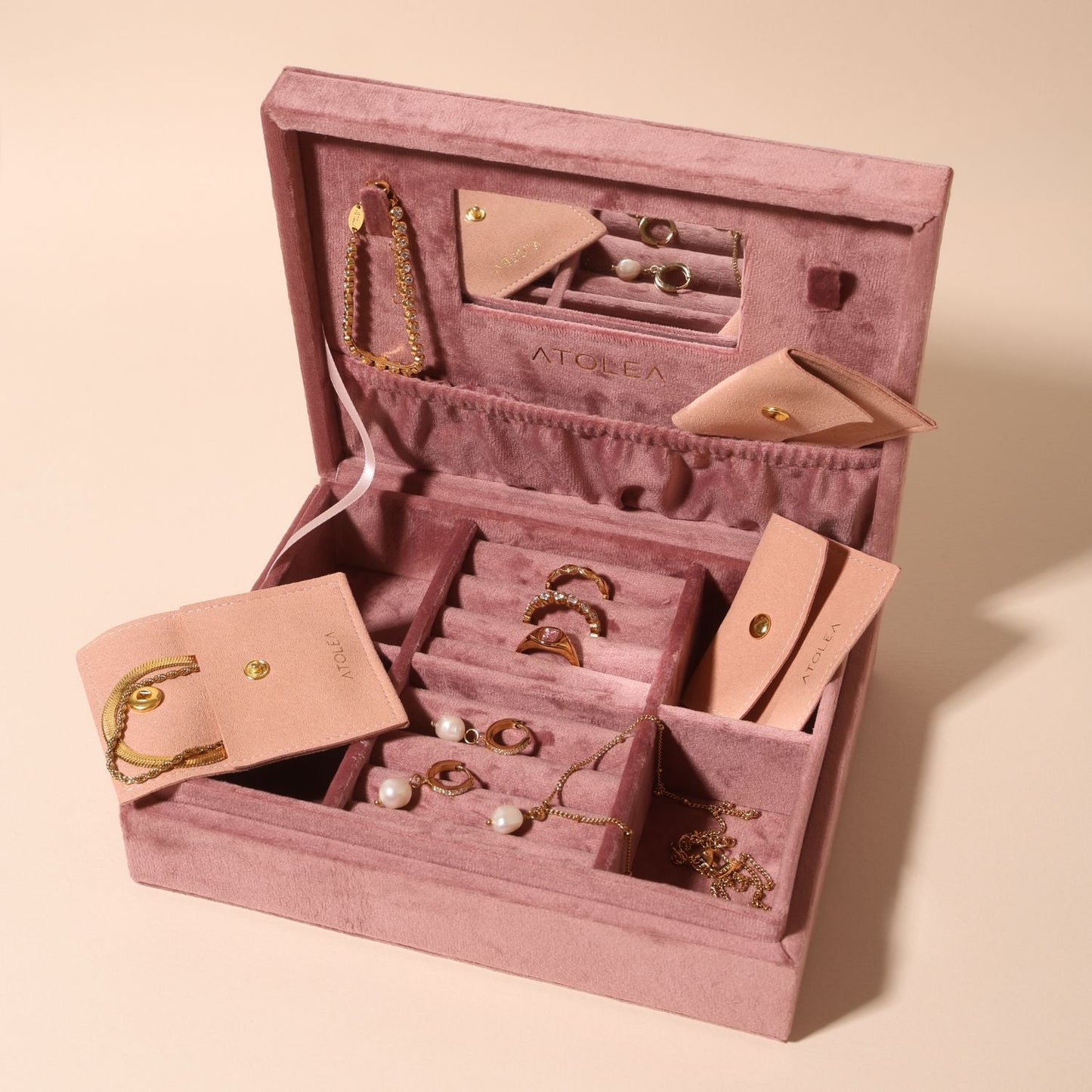 Signature Velvet Jewelry Box