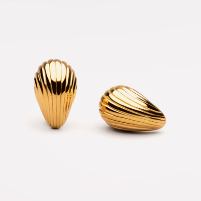 Ridged Earrings