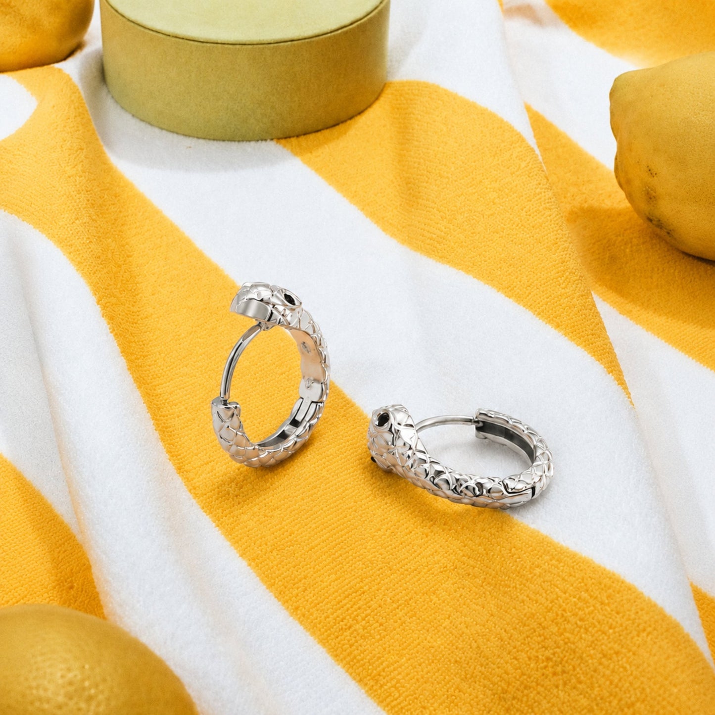 Snake Hoops Earrings