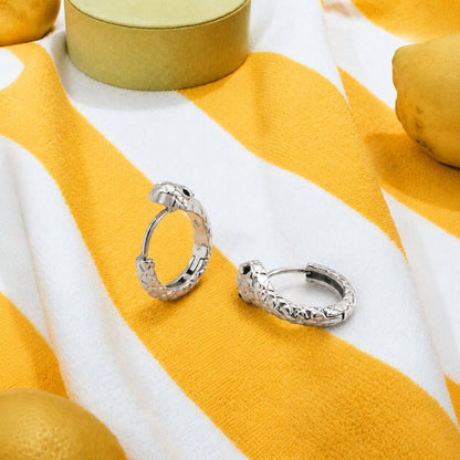 Snake Hoops Earrings