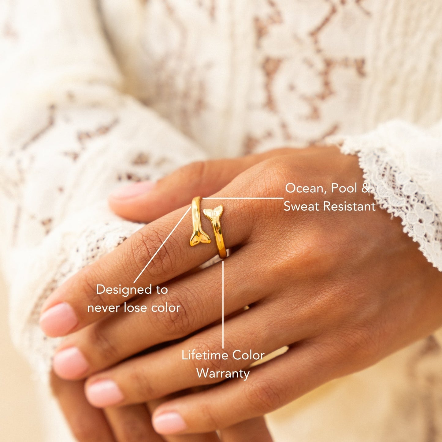 Whale Tail Ring
